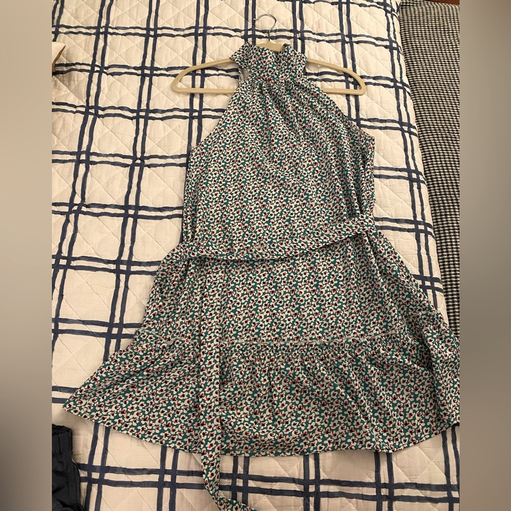 High neck summer dress. Small.